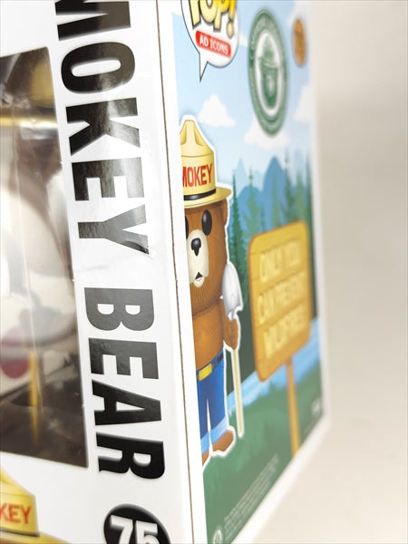 【箱傷】 スモーキー・ベア　フロッキー版 [SMOKEY BEAR] FUNKO(ファンコ) POP! AD ICONS 75