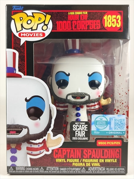 【箱傷】 キャプテン・スポールディング 2025年HOT TOPIC SCARE FAIR 9,500体限定 [マーダー・ライド・ショー] FUNKO(ファンコ) POP! MOVIES 1853