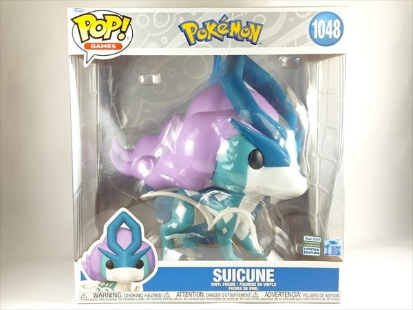 スイクン 10インチ 2025年WONDEROUS CONVENTION限定 [ポケットモンスター(POKEMON)] FUNKO(ファンコ) POP! GAMES 1048