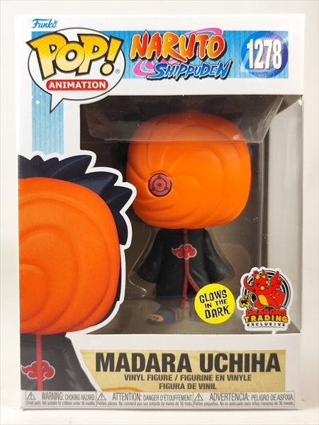 うちはマダラ DRAGONS TRADING限定 蓄光版 [NARUTO -ナルト-] FUNKO(ファンコ) POP! ANIMATION 1278
