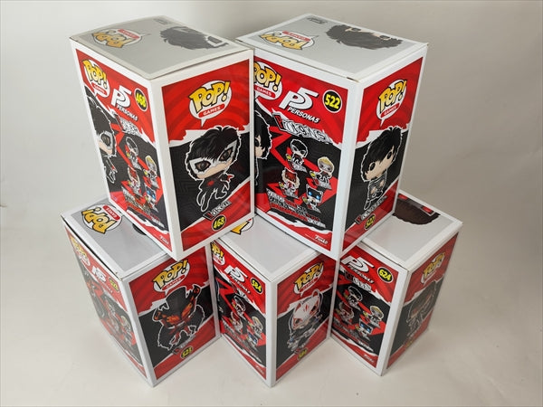 【箱傷】 ペルソナ５　５体セット[ペルソナ5] FUNKO(ファンコ) POP! GAMES 468,522,523,584,624