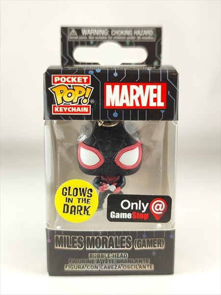 マイルズ・モラレス(ゲーマー) ブラックスーツ 蓄光版 [MARVEL] FUNKO(ファンコ) POP! POCKET KEYCHAIN