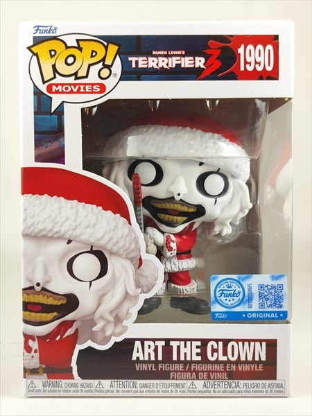 アート・ザ・クラウン [テリファー 聖夜の悪夢 (TERRIFIER 3)] FUNKO(ファンコ) POP! MOVIES 1990