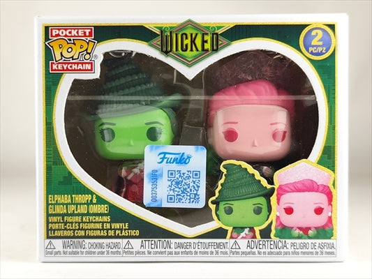 エルファバ＆グリンダ [ウィキッド ふたりの魔女(WICKED)] FUNKO(ファンコ) POP! POCKET KEYCHAIN