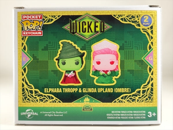 エルファバ＆グリンダ [ウィキッド ふたりの魔女(WICKED)] FUNKO(ファンコ) POP! POCKET KEYCHAIN