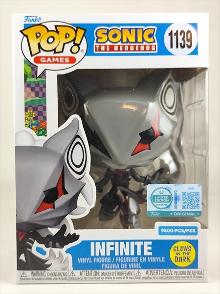 インフィニット 9,500体限定 蓄光版 [SONIC THE HEDGEHOG] FUNKO(ファンコ) POP! GAMES 1139