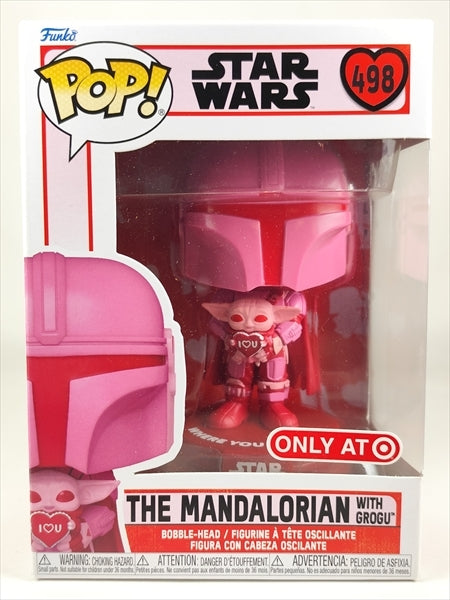 【箱傷】 マンダロリアン with グローグー　バレンタイン [スターウォーズ(STAR WARS)] FUNKO(ファンコ) POP! 498