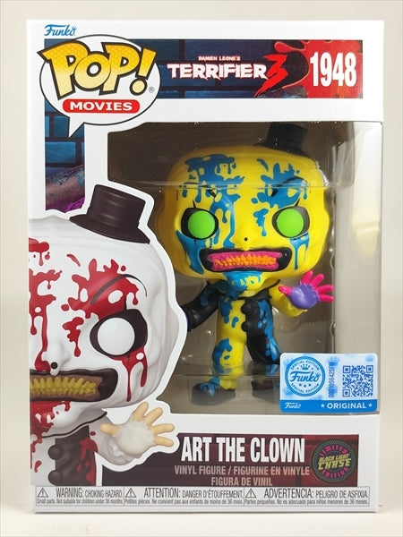 アート・ザ・クラウン ブラックライトCHASE版  [テリファー 聖夜の悪夢 (TERRIFIER 3)] FUNKO(ファンコ) POP! MOVIES 1948