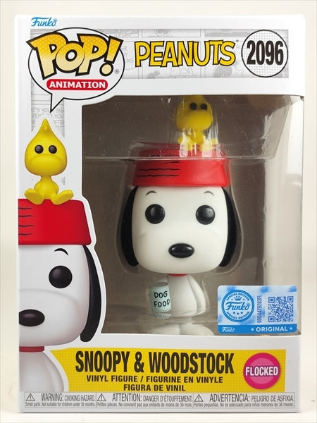 【本体汚れ】 スヌーピー＆ウッドストック　フロッキー版 [PEANUTS(ピーナッツ)] FUNKO(ファンコ) POP! ANIMATION 2096