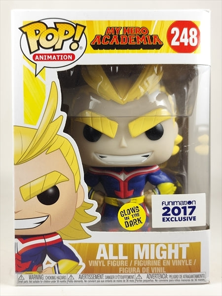 オールマイト 2017年FUNIMATION限定 蓄光版 [僕のヒーローアカデミア] FUNKO(ファンコ) POP! ANIMATION 248