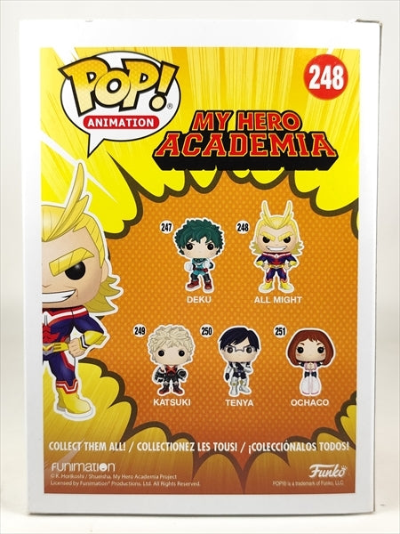 オールマイト 2017年FUNIMATION限定 蓄光版 [僕のヒーローアカデミア] FUNKO(ファンコ) POP! ANIMATION 248