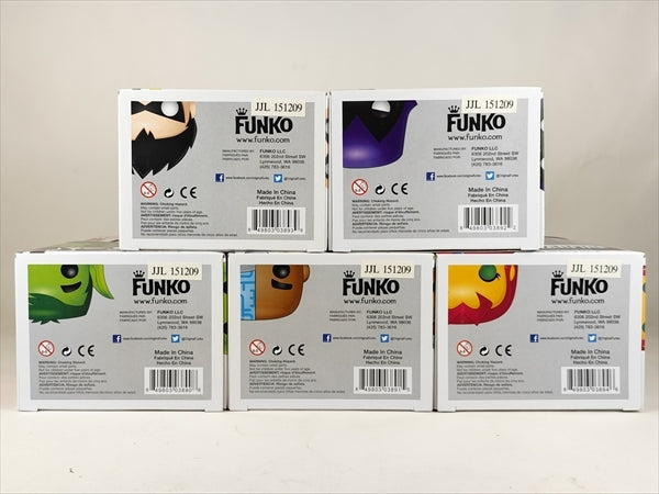 【箱傷】 ロビン/レイブン/ビーストボーイ/サイボーグ/スターファイヤー [ティーンタイタンズ] FUNKO(ファンコ) POP! TELEVISION 107-111
