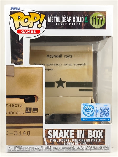 スネーク in BOX [メタルギアソリッド デルタ：スネークイーター] FUNKO(ファンコ) POP! GAMES 1177