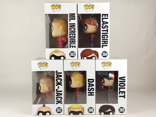 パー一家５体セット [Mr.インクレディブル2] FUNKO(ファンコ) POP! 363-367