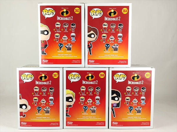 パー一家５体セット [Mr.インクレディブル2] FUNKO(ファンコ) POP! 363-367