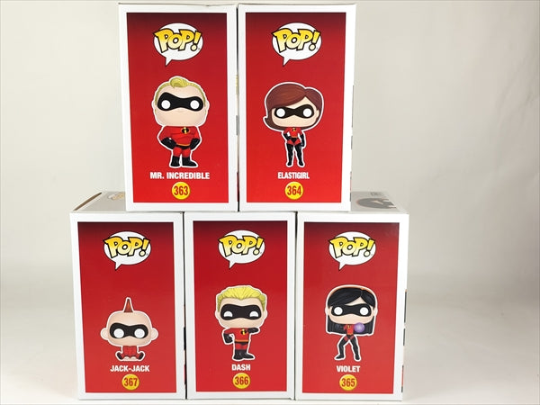 パー一家５体セット [Mr.インクレディブル2] FUNKO(ファンコ) POP! 363-367