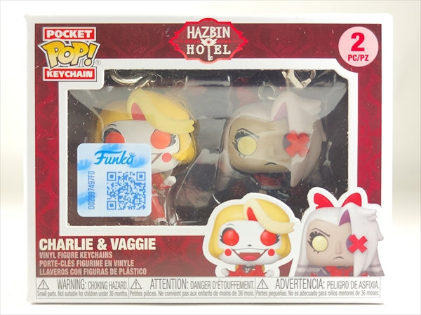 チャーリー＆ヴァギー [ハズビン・ホテル(HAZBIN HOTEL)] FUNKO(ファンコ) POP! POCKET KEYCHAIN