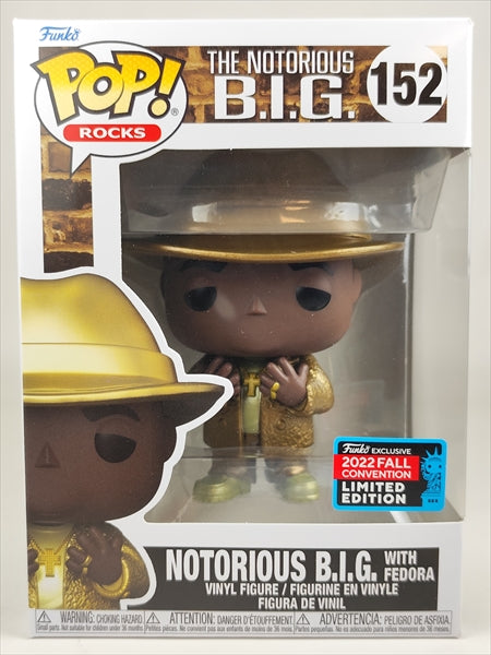 ノトーリアス・B.I.G. 2022年FALL CONVENTION限定 [THE NOTORIOUS B.I.G.] FUNKO(ファンコ) POP! ROCKS 152