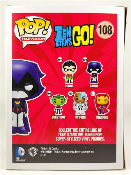 【箱傷】 レイブン　パープル [ティーンタイタンズ] FUNKO(ファンコ) POP! TELEVISION 108