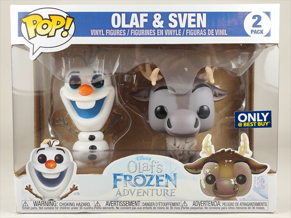 【箱傷】 オラフ＆スヴェン [アナと雪の女王２] FUNKO(ファンコ) POP! 2PACK