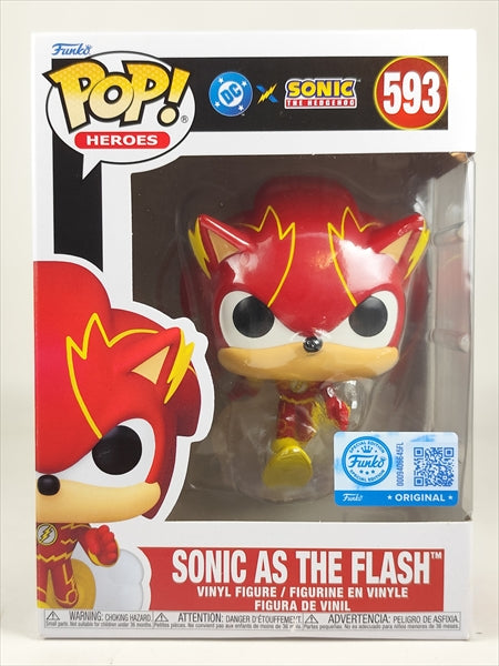 ソニック as フラッシュ [DC×SONIC THE HEDGEHOG] FUNKO(ファンコ) POP! HEROES 593