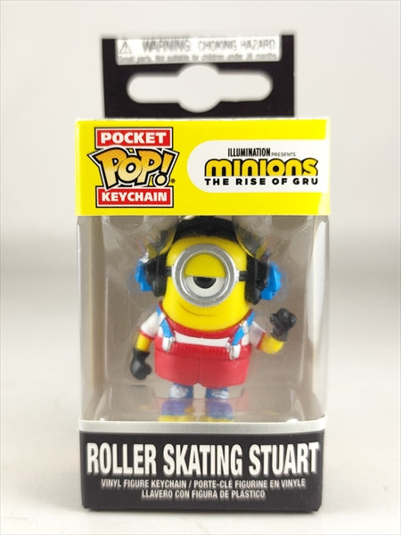スチュアート　ローラースケート [ミニオンズ フィーバー] FUNKO POP! POCKET KEYCHAIN