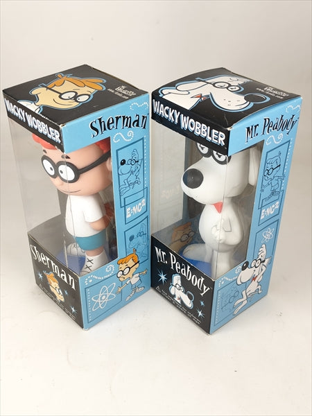 【箱傷】 ミスターピーボディ＆シャーマン [THE MR. PEABODY AND SHERMAN] FUNKO(ファンコ) Wacky Wobbler(ワッキーワブラー) ボブルヘッド