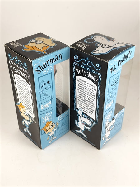 【箱傷】 ミスターピーボディ＆シャーマン [THE MR. PEABODY AND SHERMAN] FUNKO(ファンコ) Wacky Wobbler(ワッキーワブラー) ボブルヘッド
