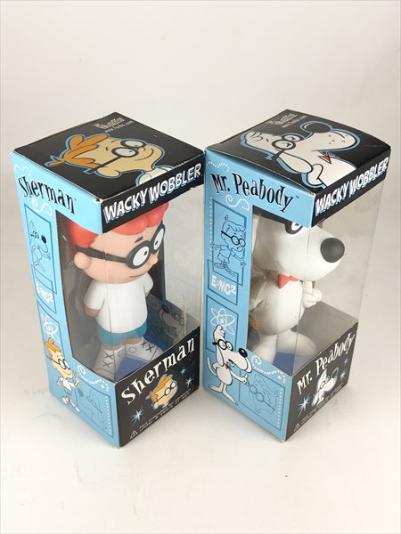 【箱傷】 ミスターピーボディ＆シャーマン [THE MR. PEABODY AND SHERMAN] FUNKO(ファンコ) Wacky Wobbler(ワッキーワブラー) ボブルヘッド