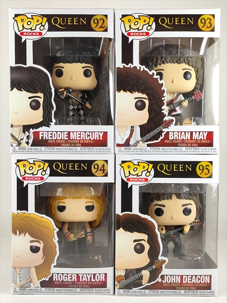 【箱傷】 クイーン４体セット [クイーン(QUEEN)] FUNKO(ファンコ) POP! ROCKS 92-95