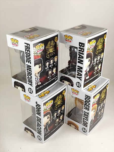 【箱傷】 クイーン４体セット [クイーン(QUEEN)] FUNKO(ファンコ) POP! ROCKS 92-95