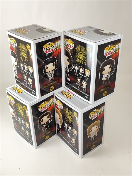 【箱傷】 クイーン４体セット [クイーン(QUEEN)] FUNKO(ファンコ) POP! ROCKS 92-95