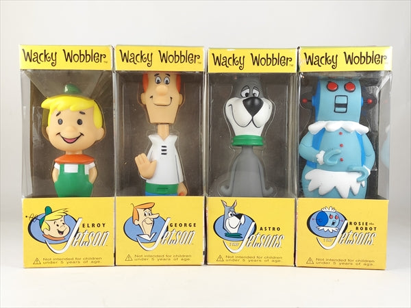 【箱傷】 宇宙家族ジェットソン４体セット [宇宙家族ジェットソン(ハンナバーベラ)] FUNKO(ファンコ) Wacky Wobbler(ワッキーワブラー) ボブルヘッド