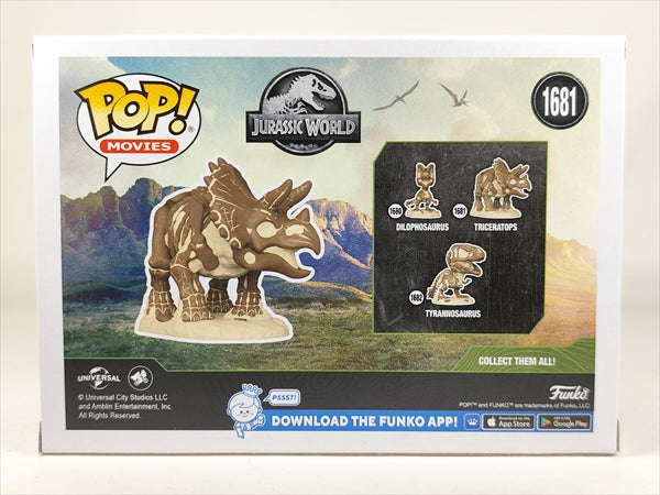 トリケラトプス [JURASSIC WORLD(ジュラシック・ワールド)] FUNKO(ファンコ) POP! MOVIES 1681