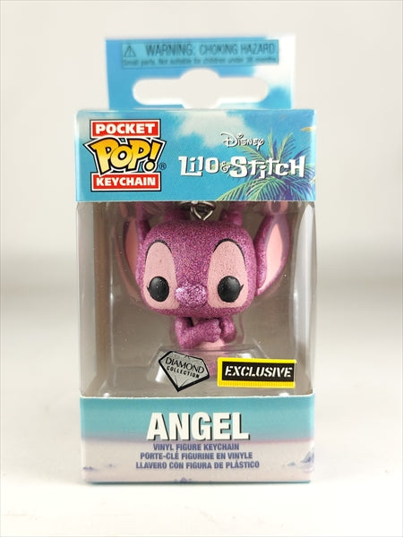 エンジェル　ダイヤモンドグリッター [リロ＆スティッチ] FUNKO(ファンコ) POP! POCKET KEYCHAIN