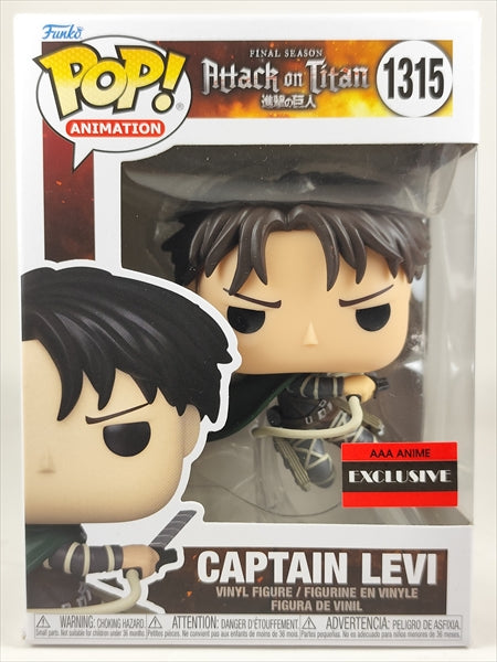 【箱傷】 リヴァイ AAA ANIME限定 [進撃の巨人(Attack on Titan)] FUNKO(ファンコ) POP! ANIMATION 1315