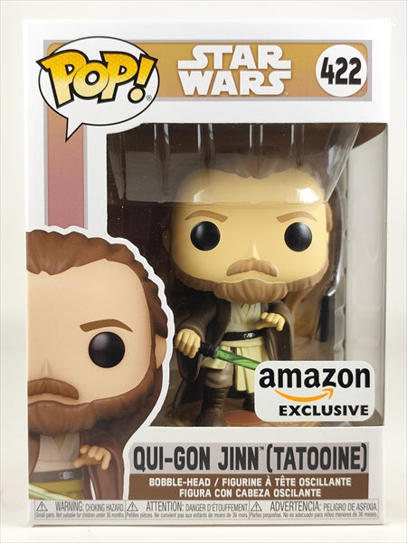 【箱傷】 クワイ＝ガン・ジン タトゥイーン amason限定 [STARWARS(スターウォーズ)] FUNKO(ファンコ) POP! 422