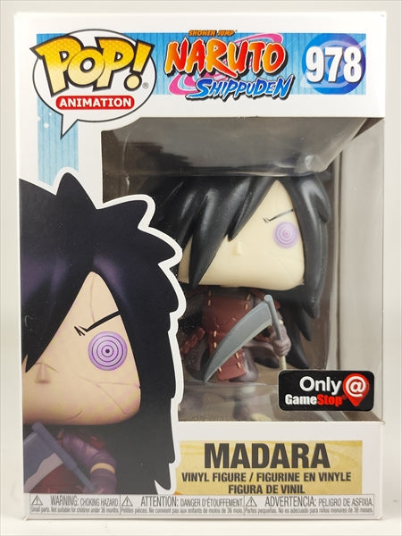 【箱傷】 うちはマダラ GAMESTOP限定 [ナルト疾風伝] FUNKO(ファンコ) POP! ANIMATION 978