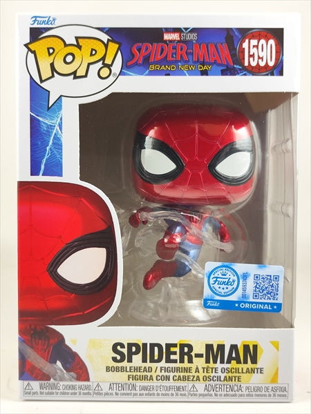 【取寄品・依頼者以外購入不可】スパイダーマン　メタリック [スパイダーマン:ブランド・ニュー・デイ] FUNKO(ファンコ) POP! 1590