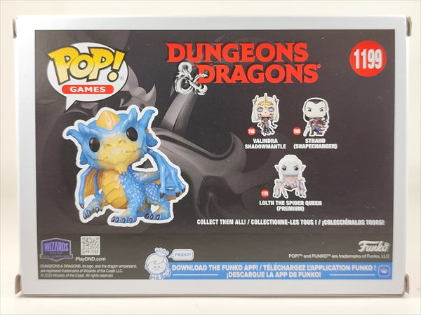 ブルー・ドラゴン CHASEメタリック [ダンジョンズ＆ドラゴンズ] FUNKO(ファンコ) POP! GAMES 1199
