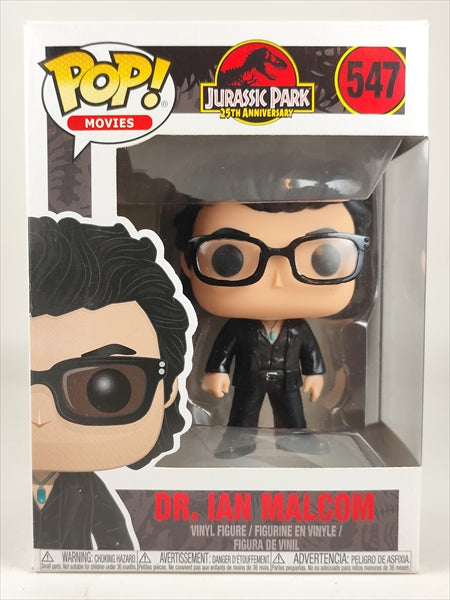 【箱傷】 イアン・マルコム 誤植(L抜け) [ジュラシックパーク] FUNKO(ファンコ) POP! MOVIES 547