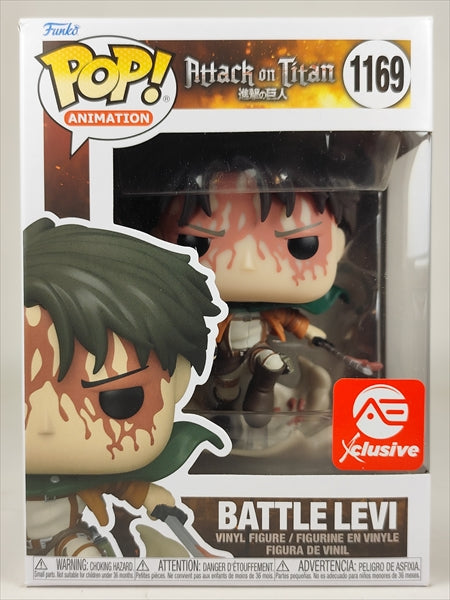 【箱傷】 リヴァイ・アッカーマン ALLIANCE ENTERTAINMENT限定 [進撃の巨人(Attack on Titan)] FUNKO(ファンコ) POP! ANIMATION 1169