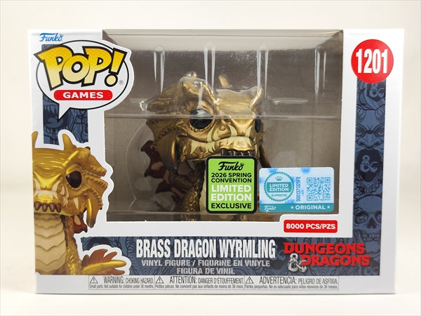 ブラス・ドラゴン 2026年SPRING CONVENTION 8,000体限定 [ダンジョンズ＆ドラゴンズ] FUNKO(ファンコ) POP! GAMES 1201