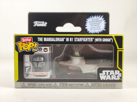 マンダロリアン in N1スターファイター withグローグー [スター・ウォーズ(STAR WARS)] FUNKO(ファンコ) Bitty POP!