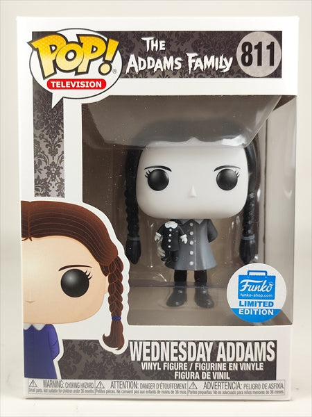 【箱傷】 ウェンズデー・アダムス 白黒 FUNKOショップ限定 [アダムスファミリー] FUNKO(ファンコ) POP! TELEVISION 811