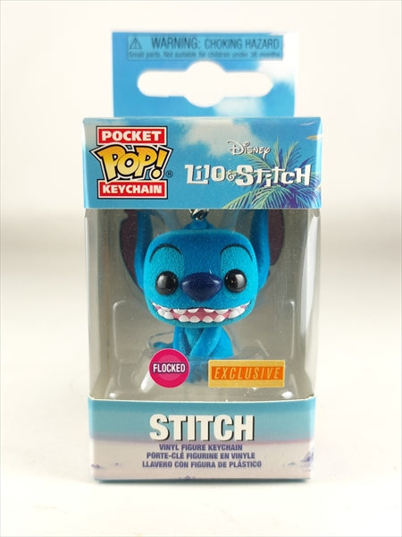 スティッチ　フロッキー版 [リロ＆スティッチ] FUNKO(ファンコ) POP! POCKET KEYCHAIN