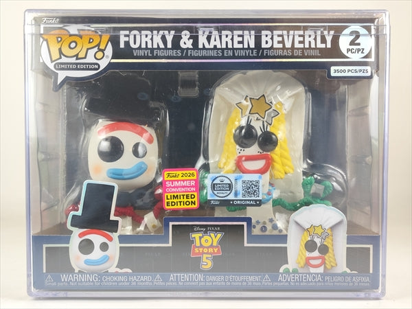 フォーキー＆カレン・ビバリー 2026年SUMMER CONVENTION 3,500体限定 [Toy Story5(トイ・ストーリー５)] FUNKO(ファンコ) POP! LIMITED EDITION 2PACK