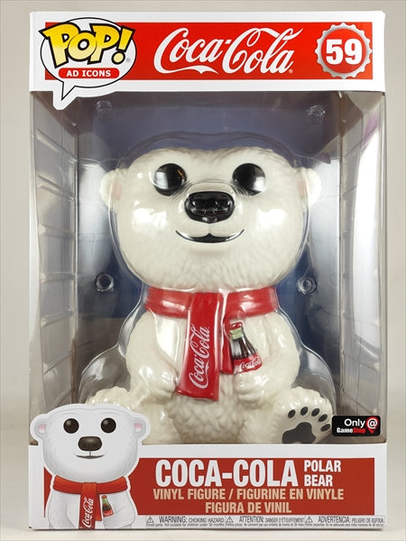 【箱傷】 ポーラーベア 10インチ GAMESTOP限定 [コカ・コーラ(CocaCola)] FUNKO(ファンコ) POP! AD ICONS 59
