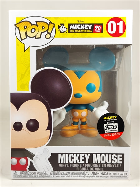 【箱傷】 ミッキー90th オレンジ＆ブルー FUNKOショップ限定 [Disney(ディズニー)] FUNKO(ファンコ) POP! 01