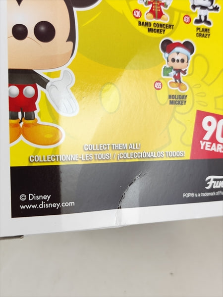 【箱傷】 ミッキー90th オレンジ＆ブルー FUNKOショップ限定 [Disney(ディズニー)] FUNKO(ファンコ) POP! 01